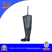 Fashion Black Rubber Hip Wader (6695A)